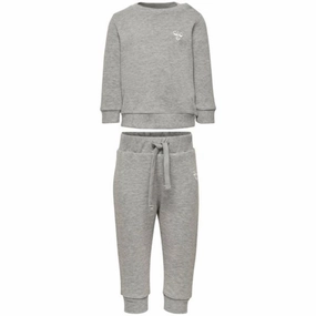 Hummel Santo Crew Suit Grey Melange Animal-free