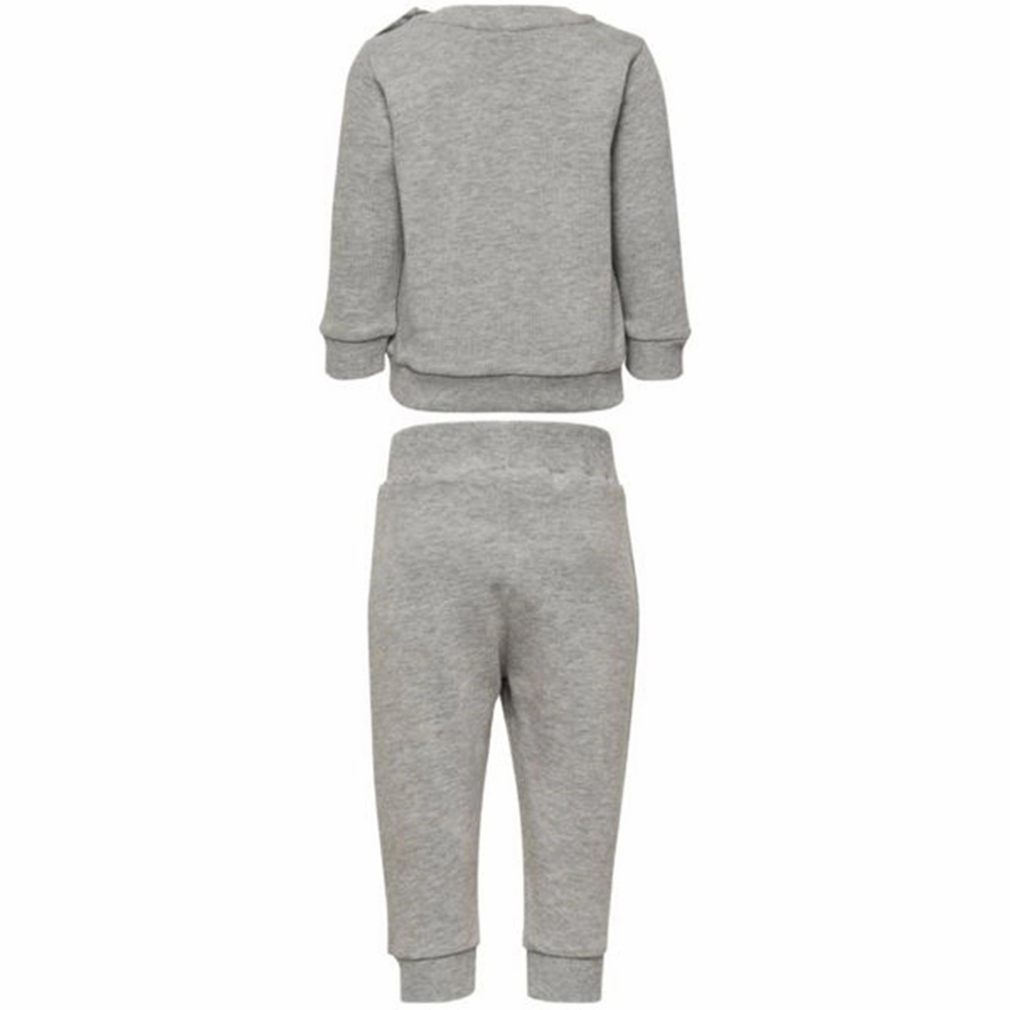 enjoyment Hummel Santo Crew Suit Grey Melange