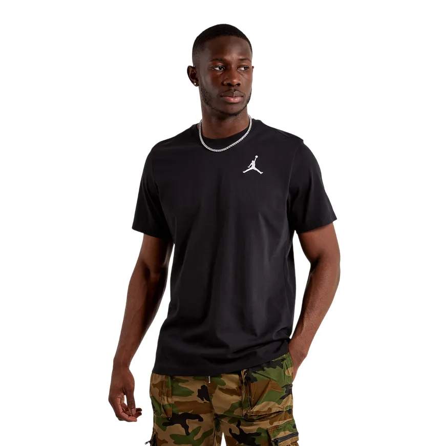 Jordan maglietta manica corta da uomo Jumpman DC7485-010 nero TaglessCollar Soft Layering