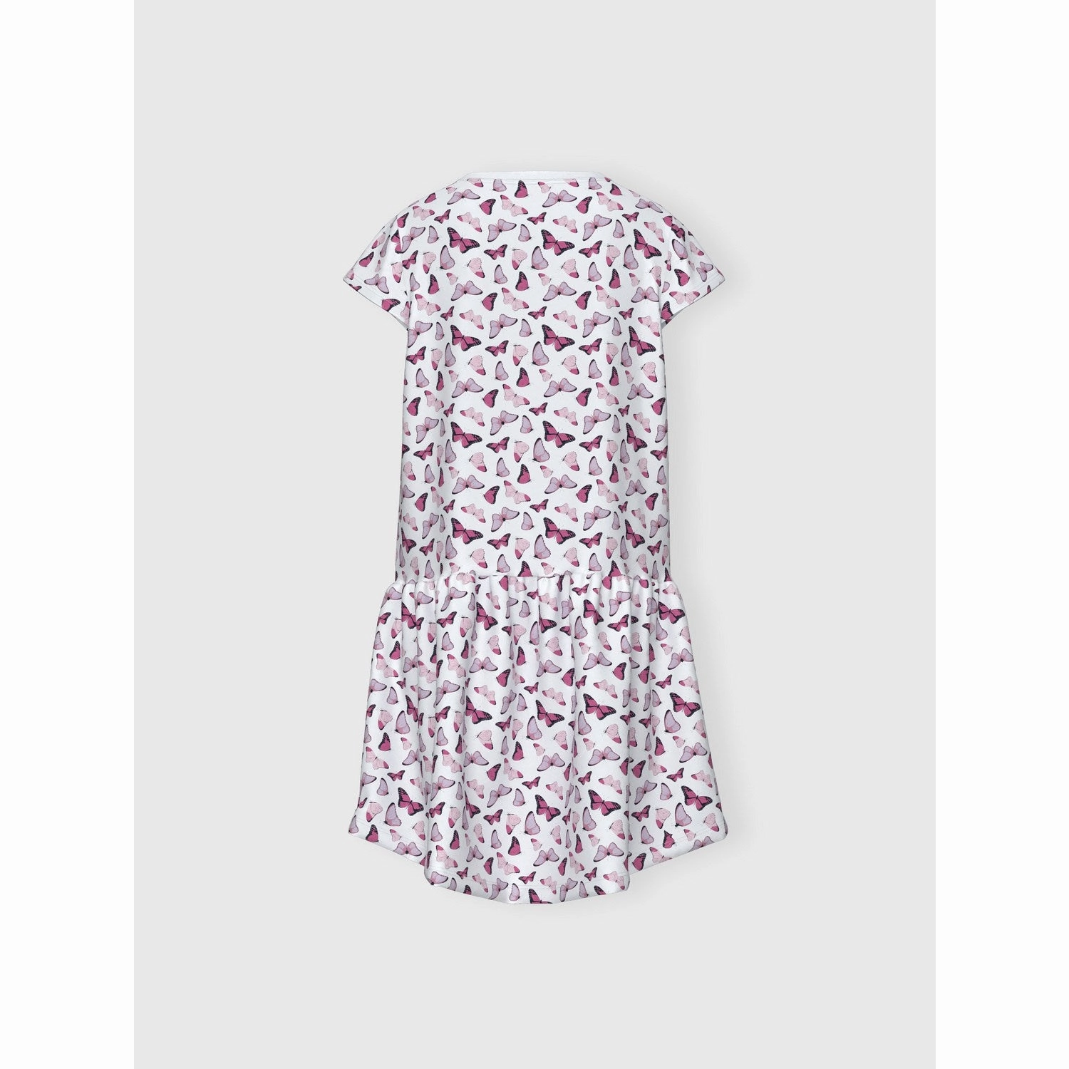 Name It Bright White Butterflies Vigga Capsl Dress Easy-Storage Soft Appearance