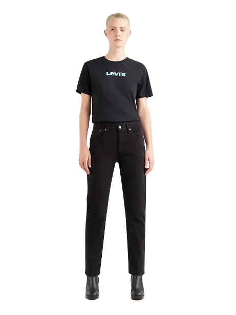 Routine Wear Levi's pantalone corto Jeans 501 Crop 362000085 nero