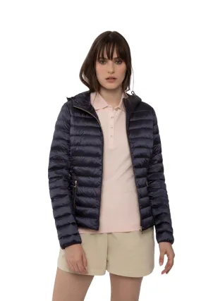 Ciesse Piumini giacca da donna con cappuccio Carrie 205CFWJ00178 blu Anti Slip Collar Hooded Design