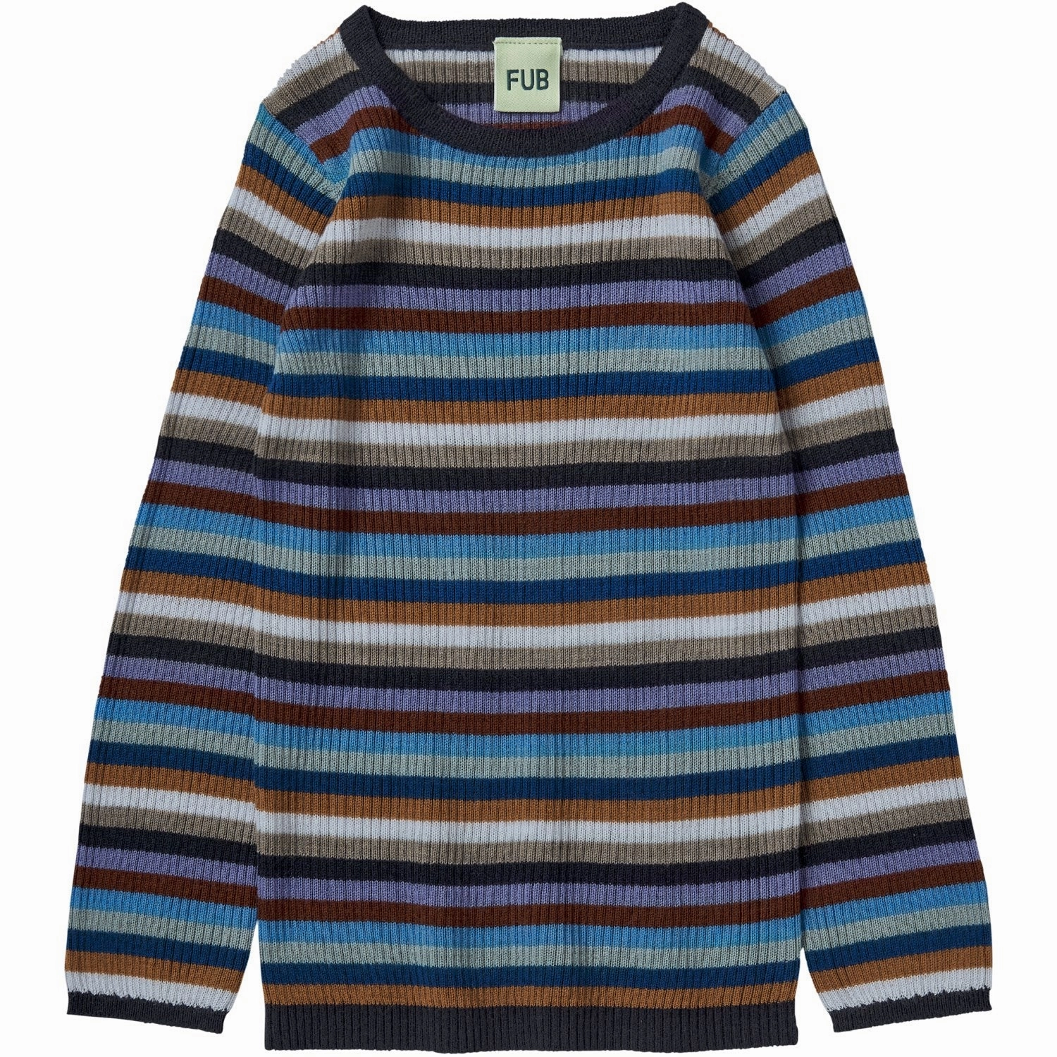 FUB Multi Stripe Rib Tee L/S Youth fashion