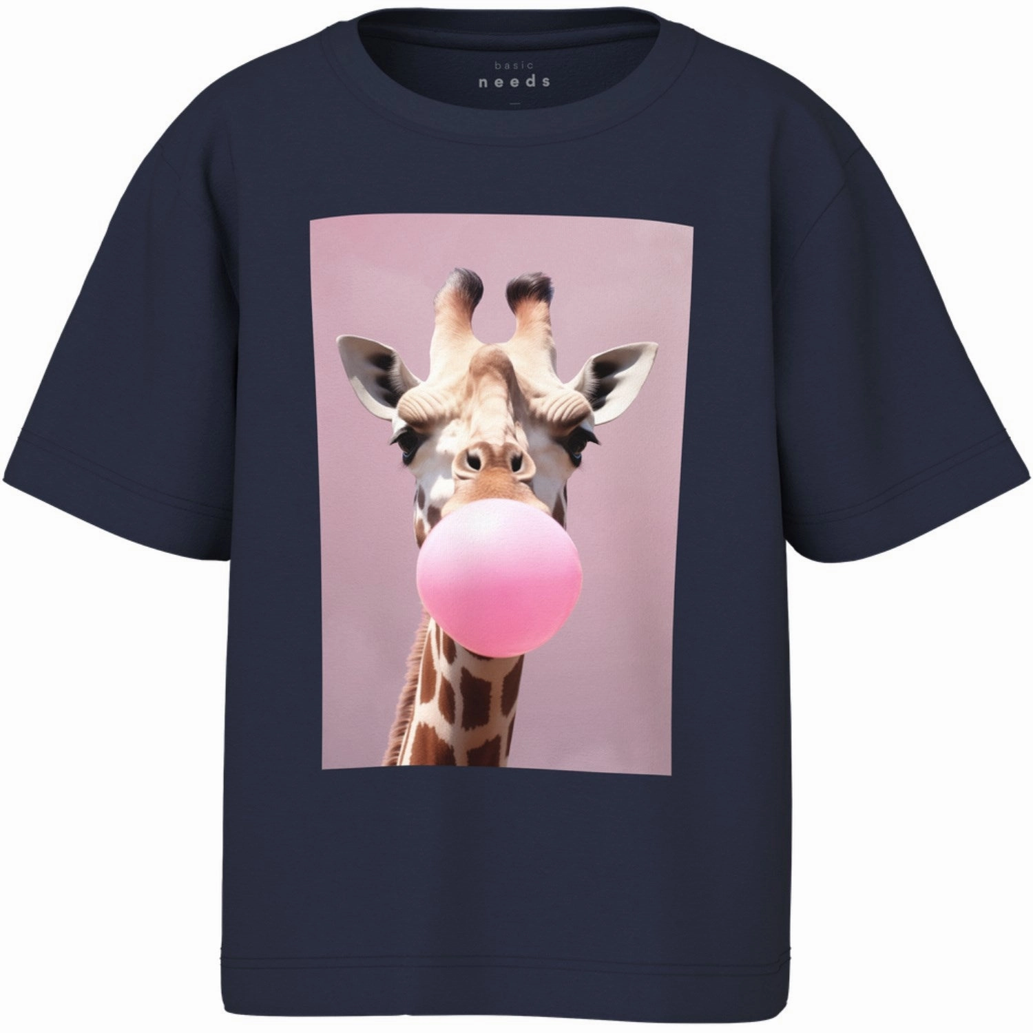 Name It Navy Blazer Giraffe Nmfvotea Ss Nreg Top Modern Smart Relaxed Design