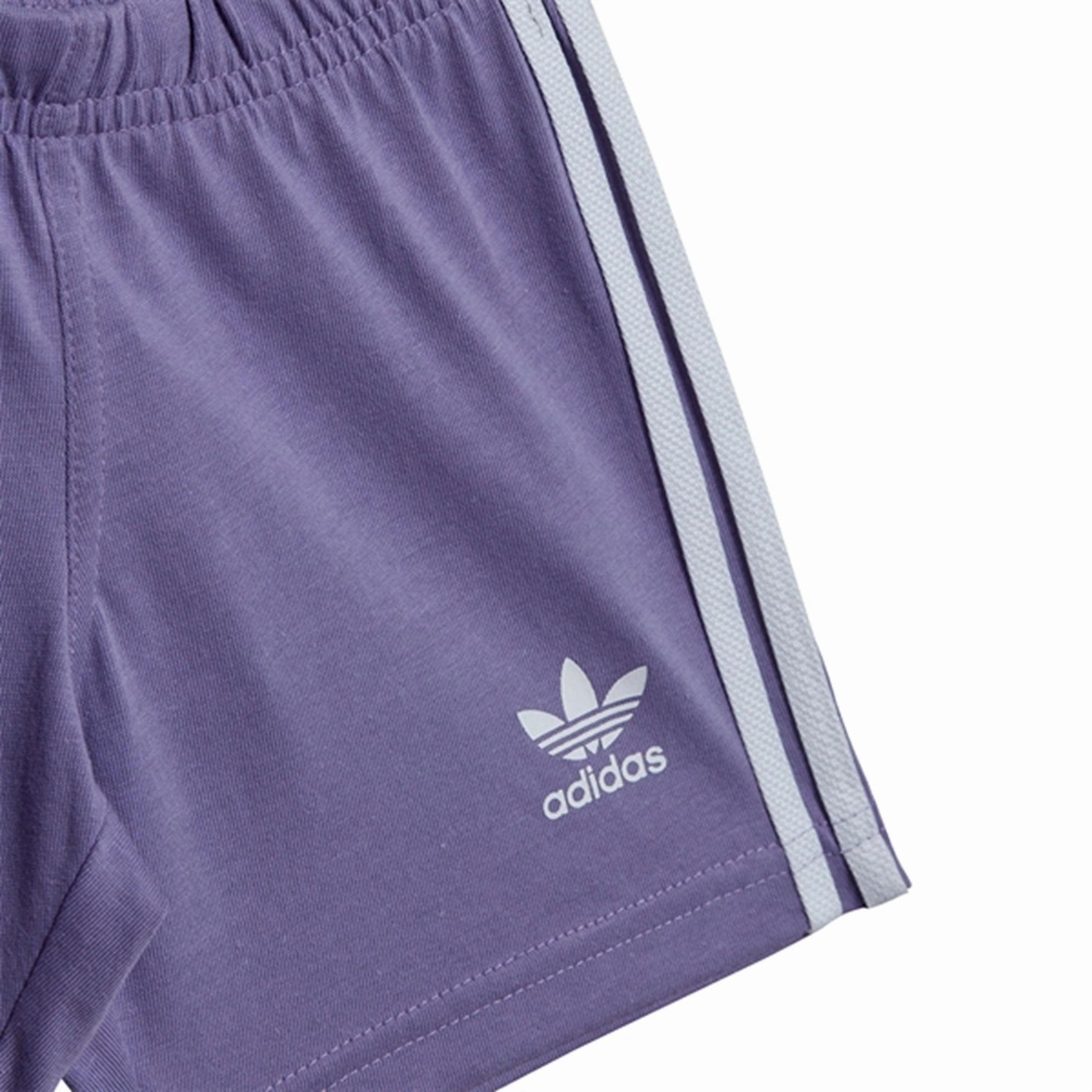 adidas Originals Maglil Shorts Tee Set Stretchy Waist warm weather