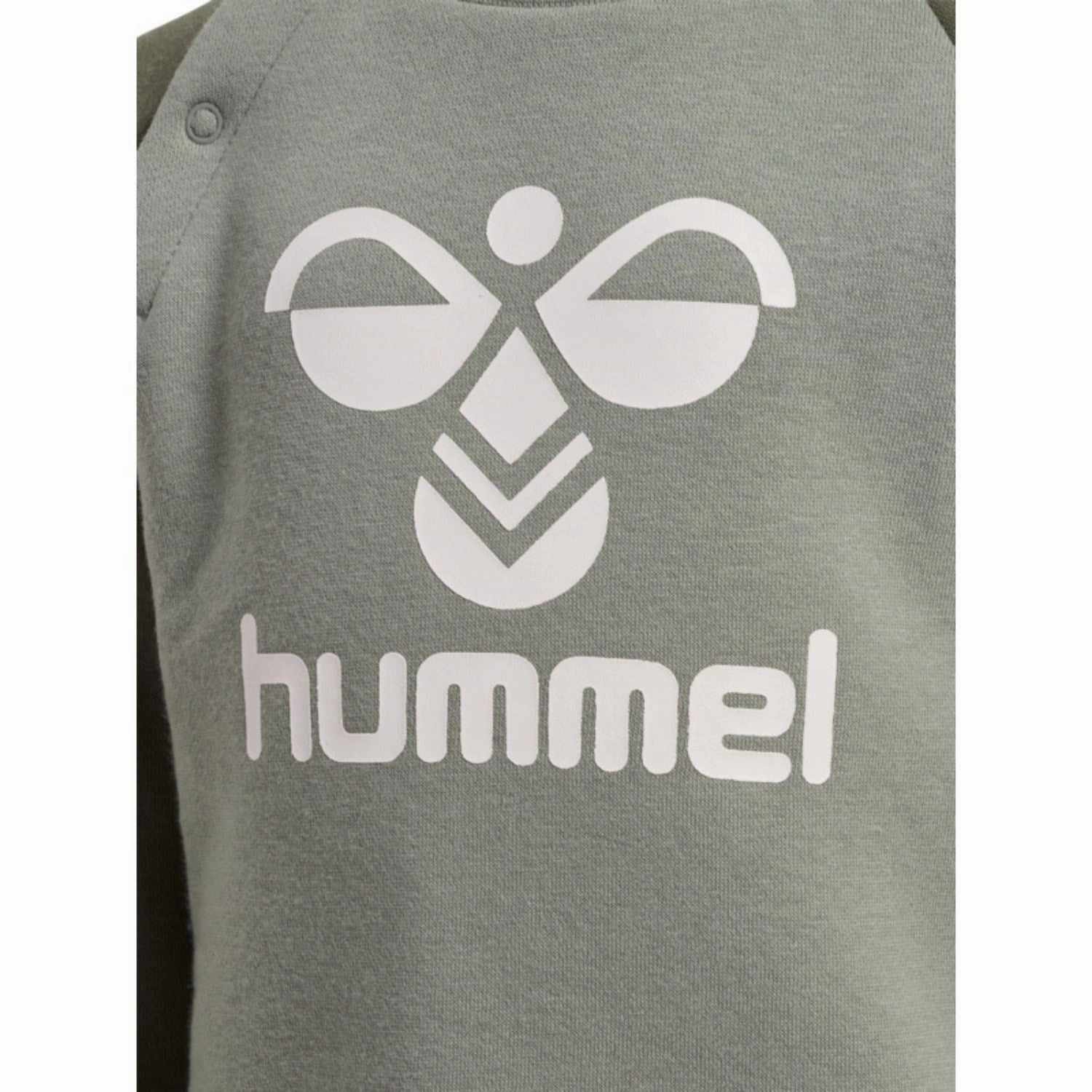 Hummel Dusty Olive Humming Crewsuit technical fabric