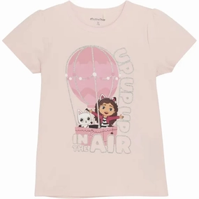 Minymo Pink Dogwood T-shirt Plus size clothing Layerable Look