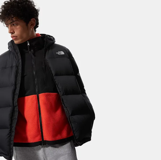 Perseverance The North Face giacca piumino da uomo con cappuccio Diablo Down Hood NF0A4M9LKX7 nero