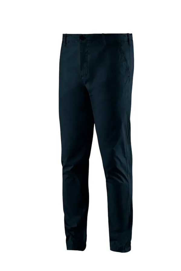 Bomboogie pantalone chino in popeline elasticizzato da uomo Car PMCARTCG1 20 blu Modern Relaxed