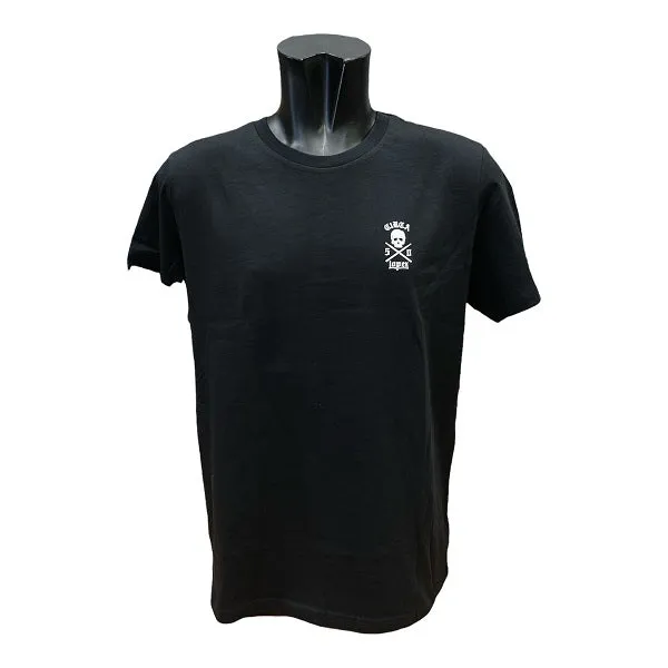 C1RCA T-shirt Lopez da uomo manica corta LTS003 black Lightweight Style V neck elegance