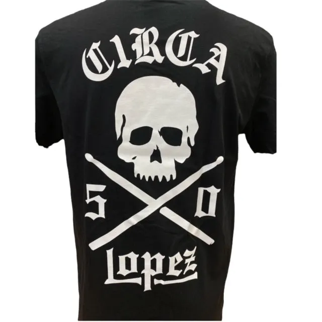 C1RCA T-shirt Lopez da uomo manica corta LTS003 black Cozy and Comfortable soft fit