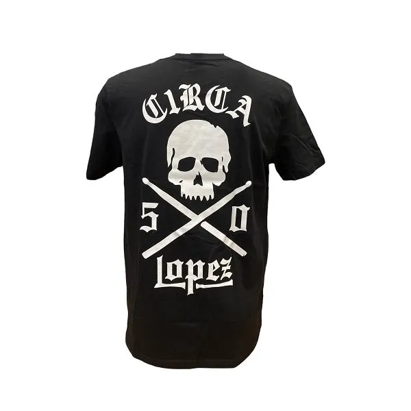 C1RCA T-shirt Lopez da uomo manica corta LTS003 black Classic Crew Neck