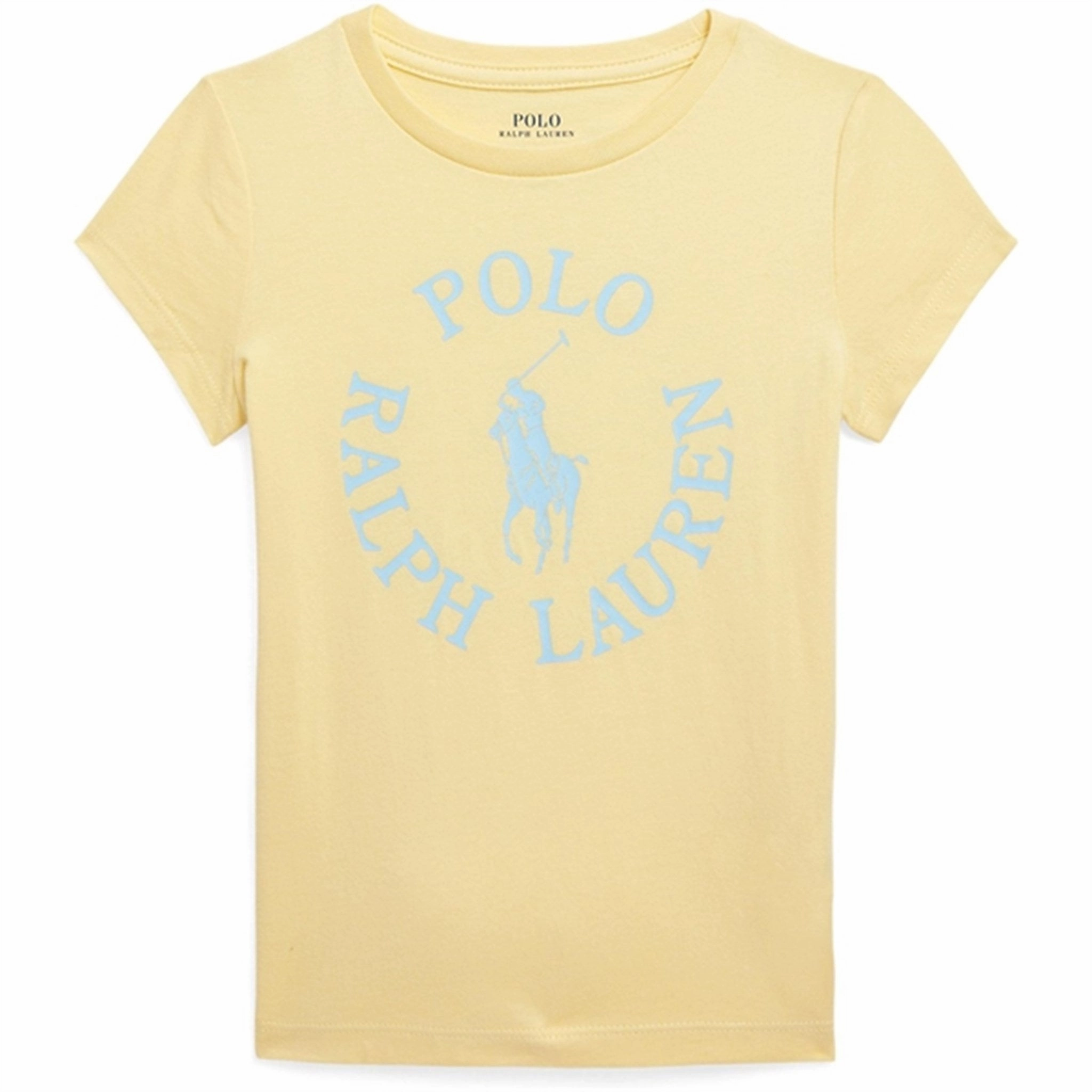 Breathable Fit Organic Cotton Ralph Lauren Graphic T-Shirt Yellow