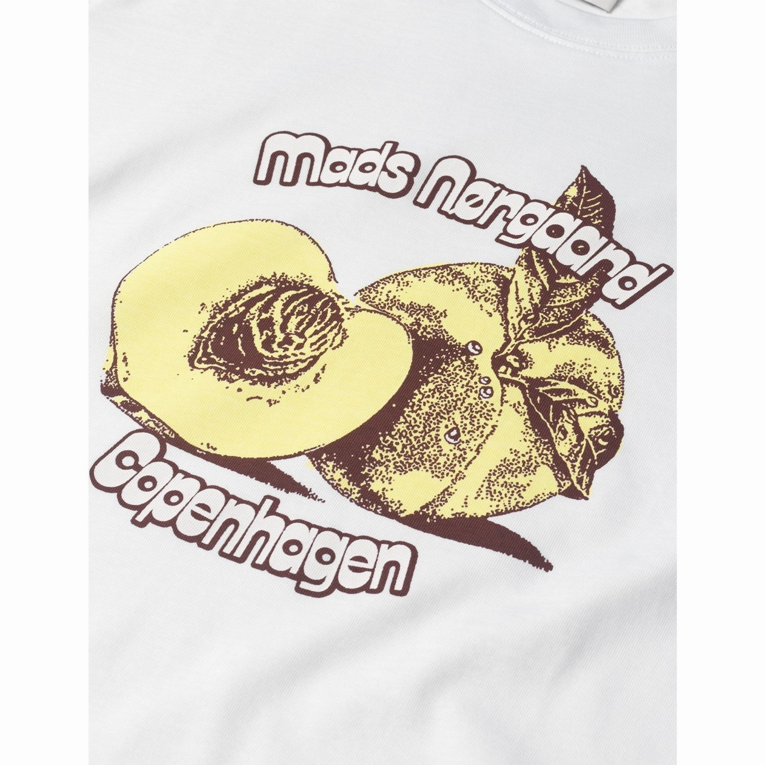 Mads N?rgaard Snow White Dry Single Tristi Tee Cool Style Trendy Layering