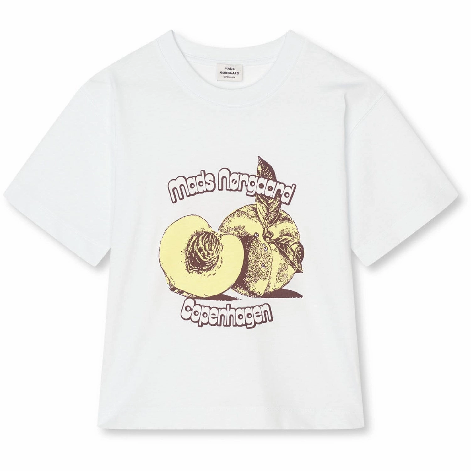 Breathable touch Minimal Fashion Mads N?rgaard Snow White Dry Single Tristi Tee