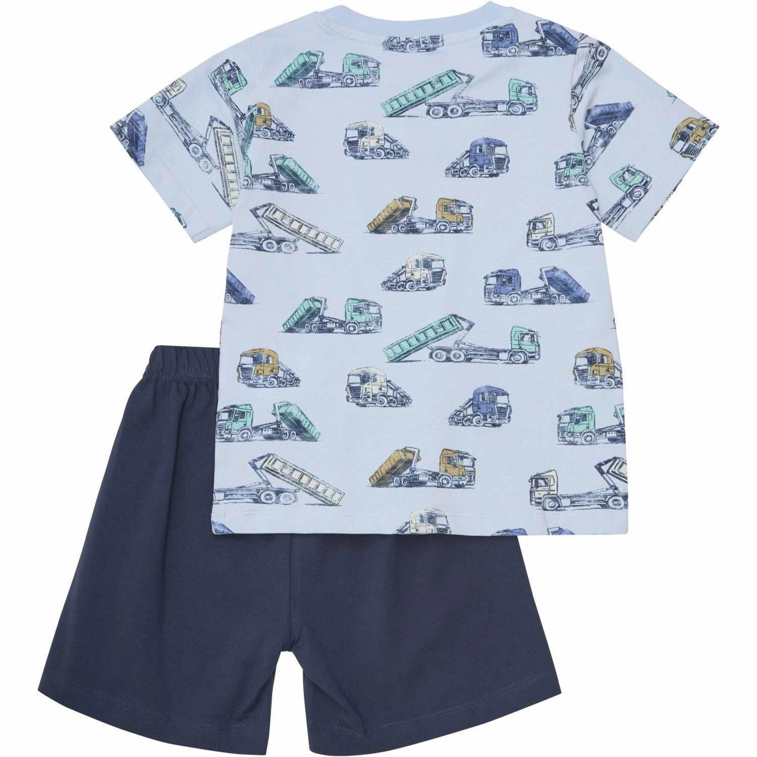 Essential Fashion Buttery Soft Fabric Minymo Skyway T-Shirt   Shorts Set AOP