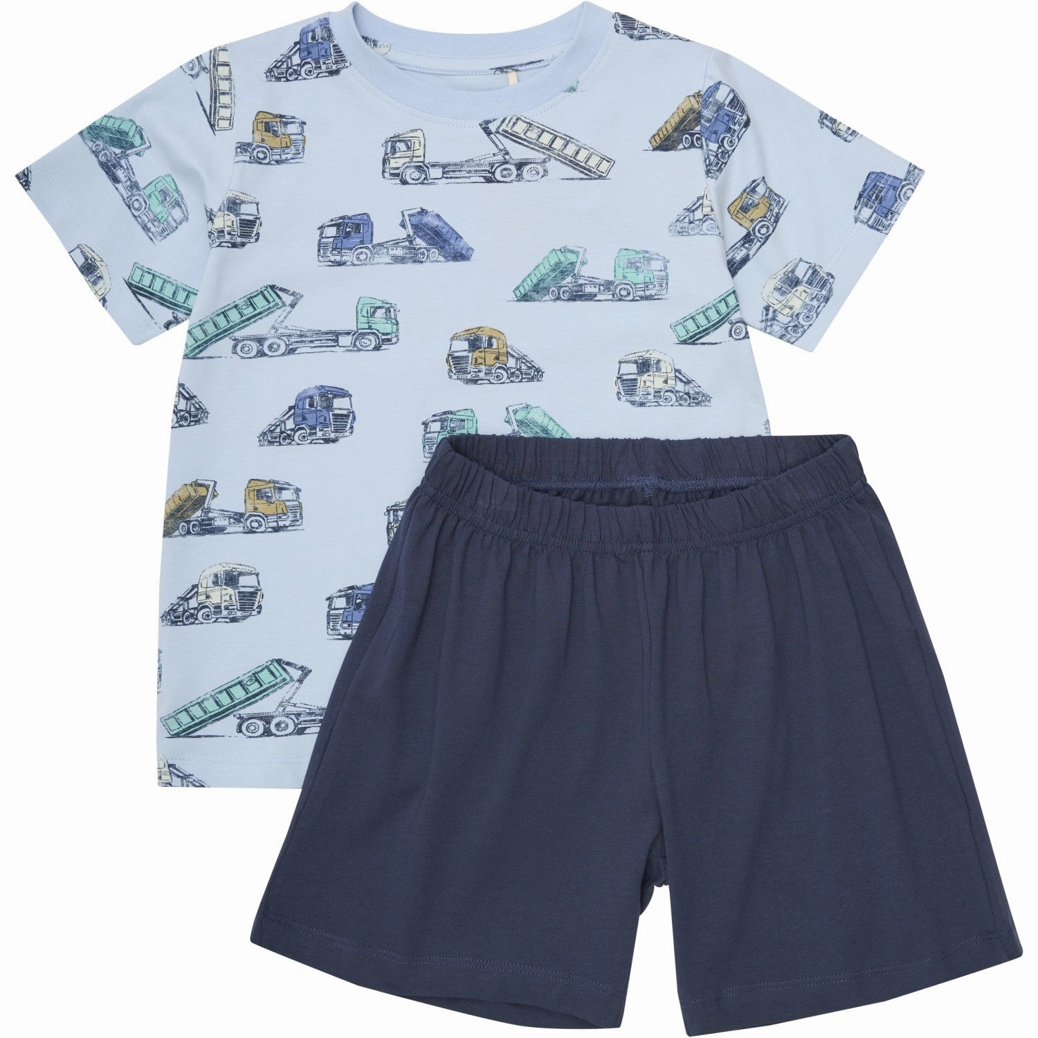Lint Resistant Surface Minymo Skyway T-Shirt   Shorts Set AOP