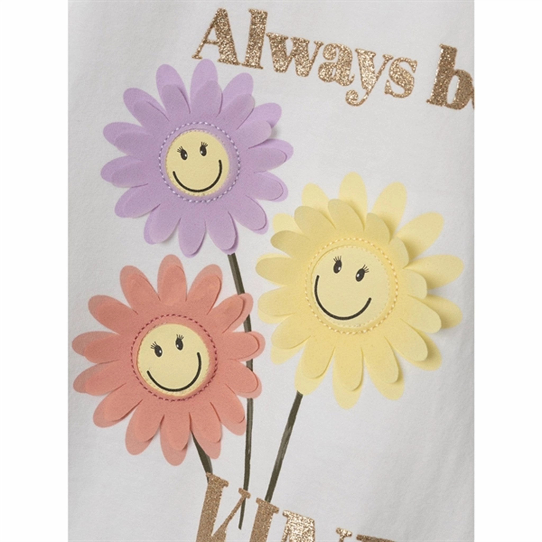 Spring Wear Name it Bright White Farna Happy T-Shirt