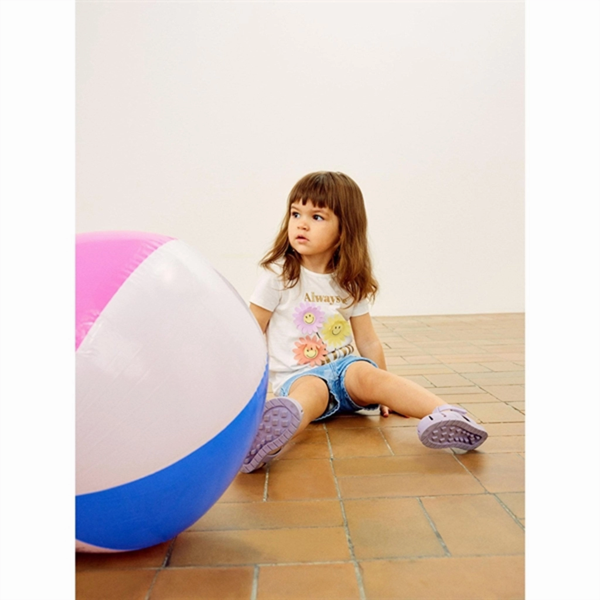 Name it Bright White Farna Happy T-Shirt Animal Print