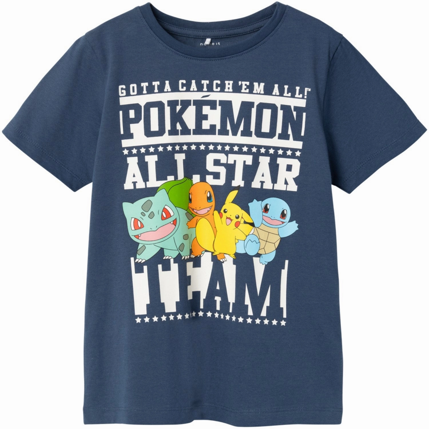 Name It Dark Denim Just Pokemon T-Shirt Noos Summer Casual Chic and Soft