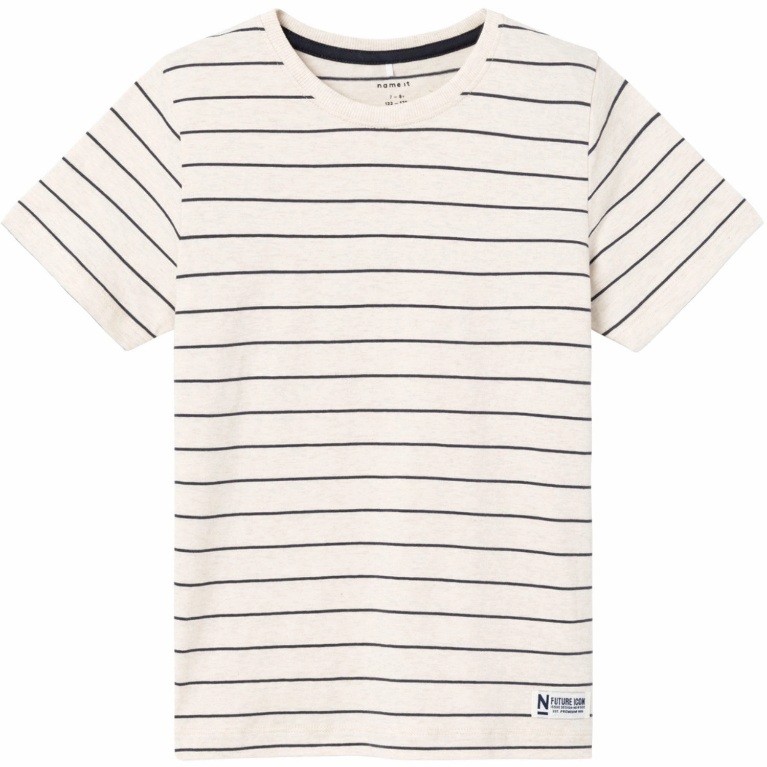 Name It Peyote Melange India Ink Stripes Joben T-Shirt Comfortable Casual