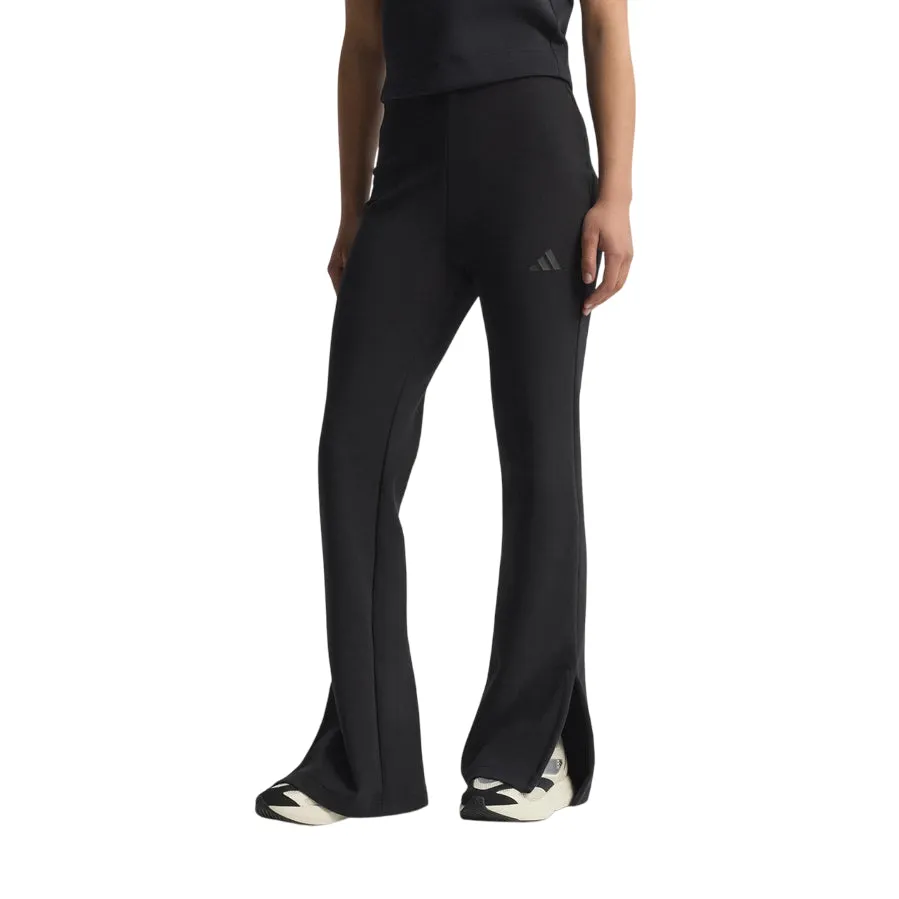 DoubleStitched Durability ReinforcedKnees Adidas pantalone donna svasato Soft Lux JM3757 nero