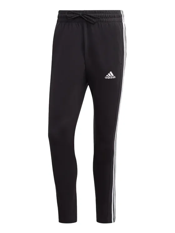 Adidas Pantalone sportivo da uomo in jersey 3 Strisce IC0044 black Anti Pilling Treatment