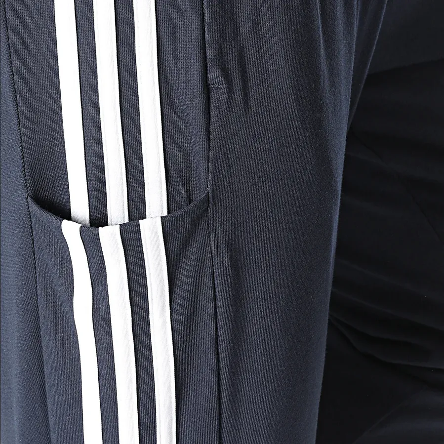Wrinkle Resistant Finish Eco Friendly Dye Adidas Pantalone sportivo da uomo in jersey 3 Strisce IC0045 legion ink