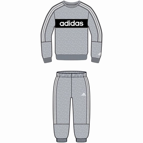 Flexible Wear adidas Light Grey Heather Sweat Set