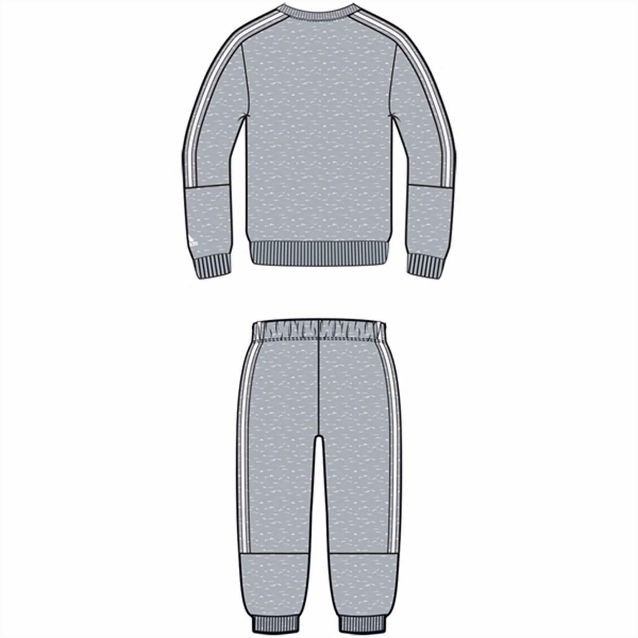 kids' clothing Flexible Stretch Design adidas Light Grey Heather Sweat Set