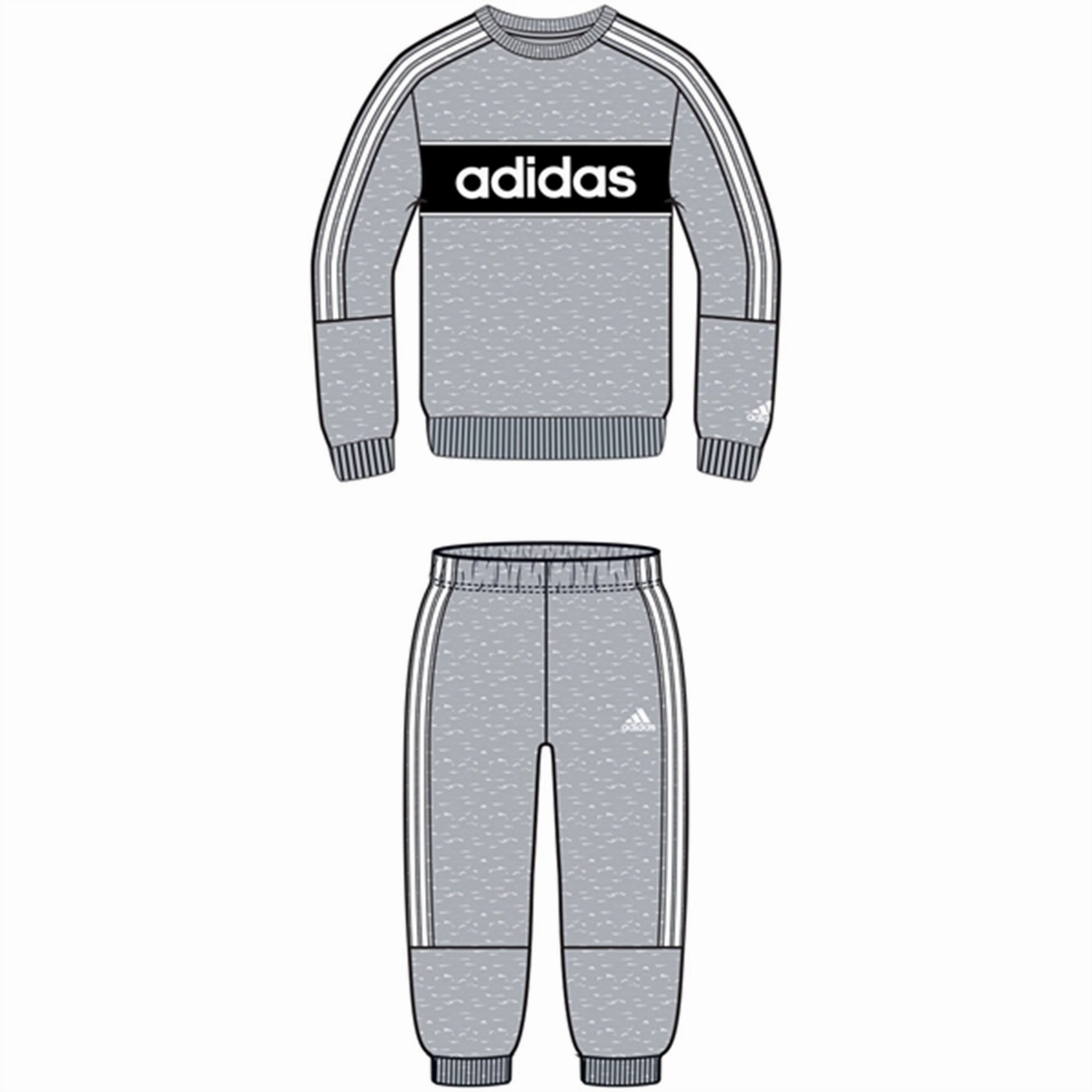 Ring adidas Light Grey Heather Sweat Set