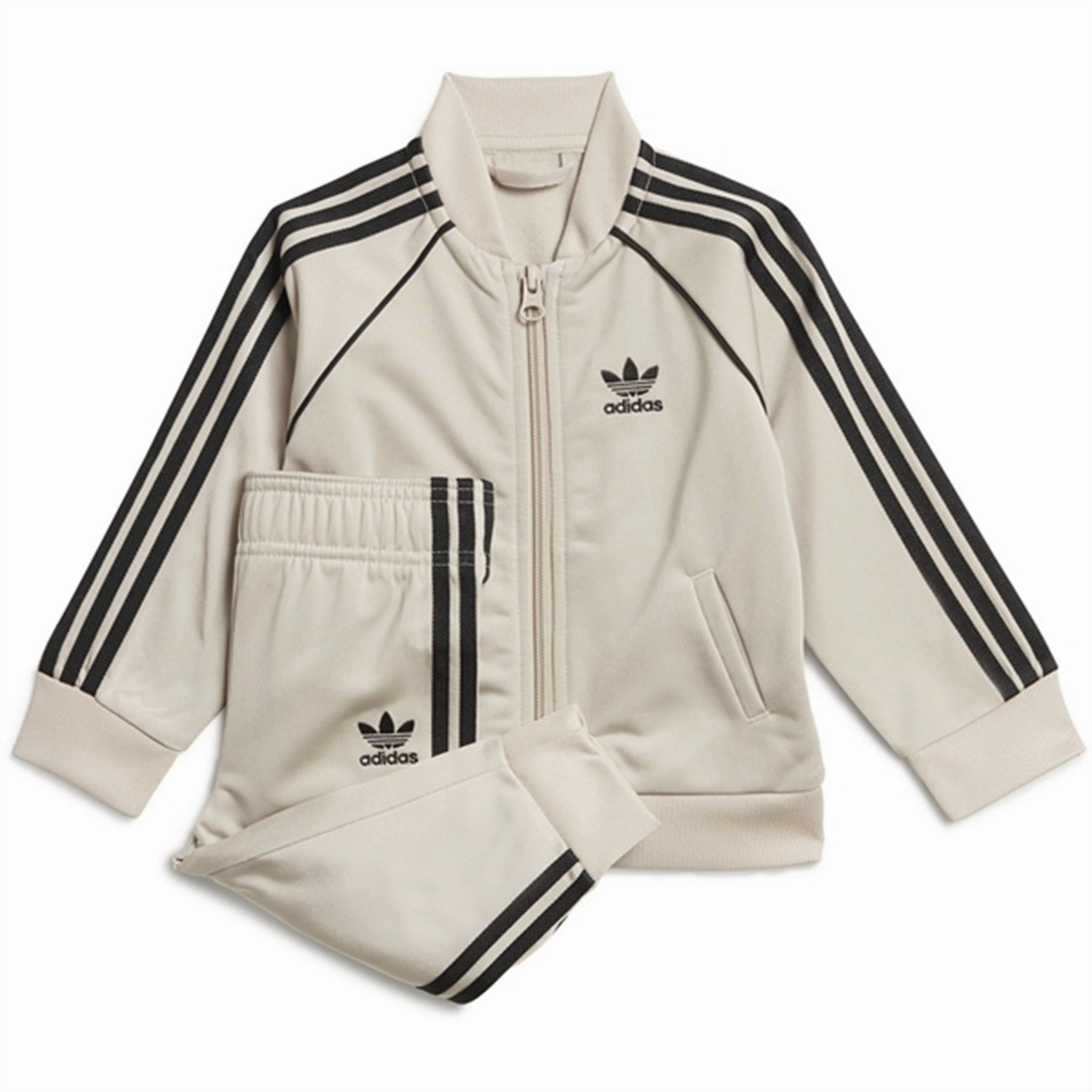UltraSoft Brushed Backing adidas Originals Beige Tracksuit