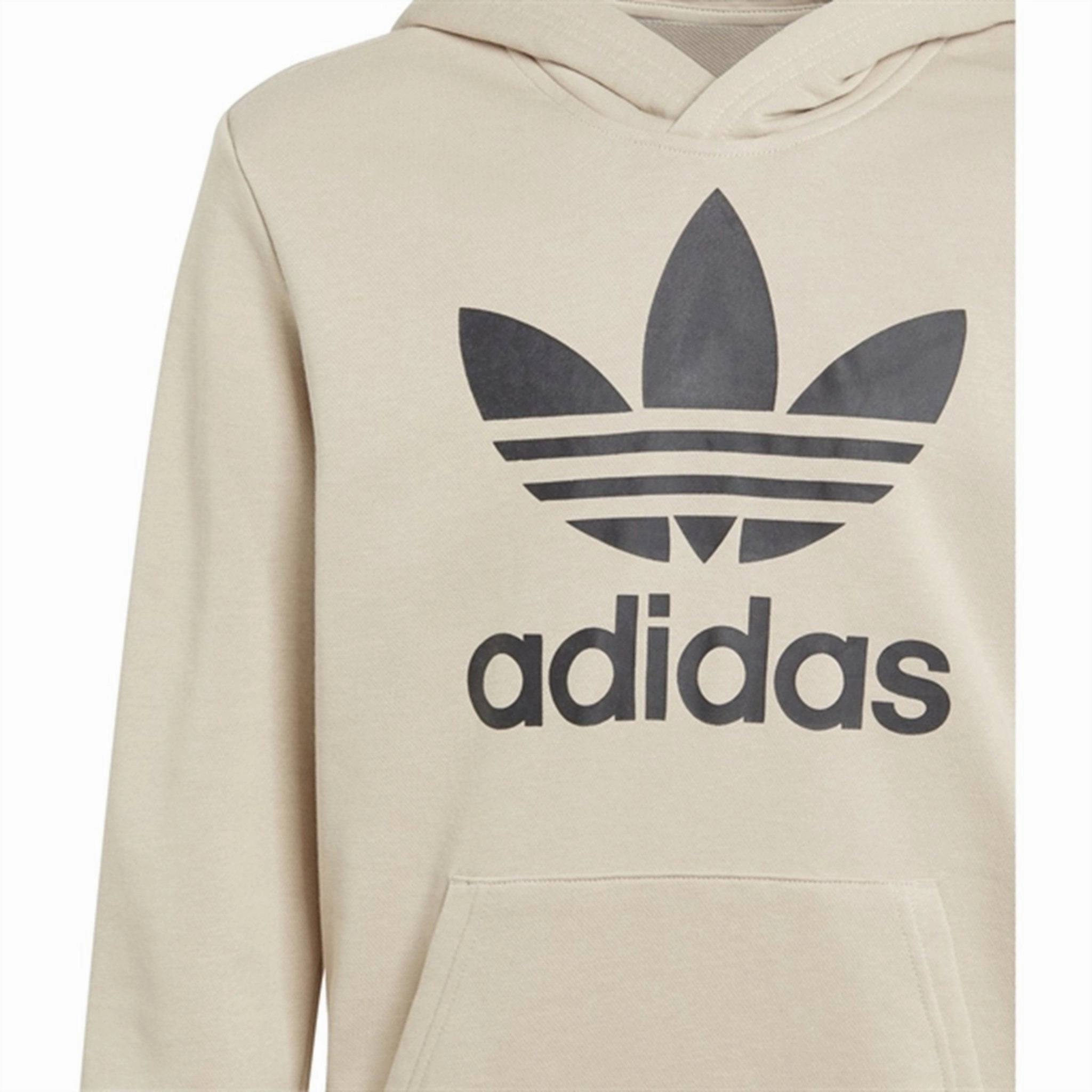 Y2K Style adidas Originals Beige Trefoil Hoodie