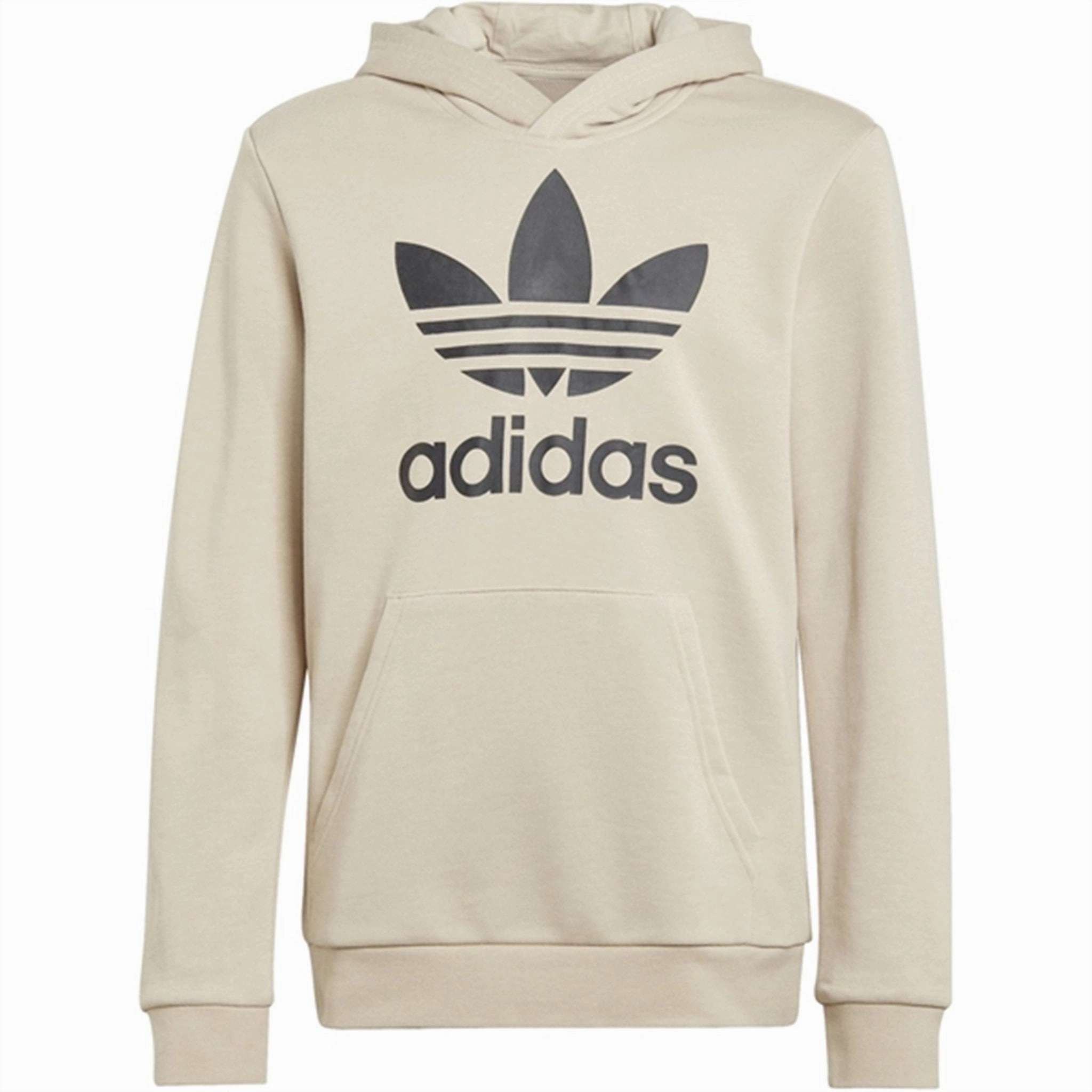 Slim Fit Contour bus ride adidas Originals Beige Trefoil Hoodie