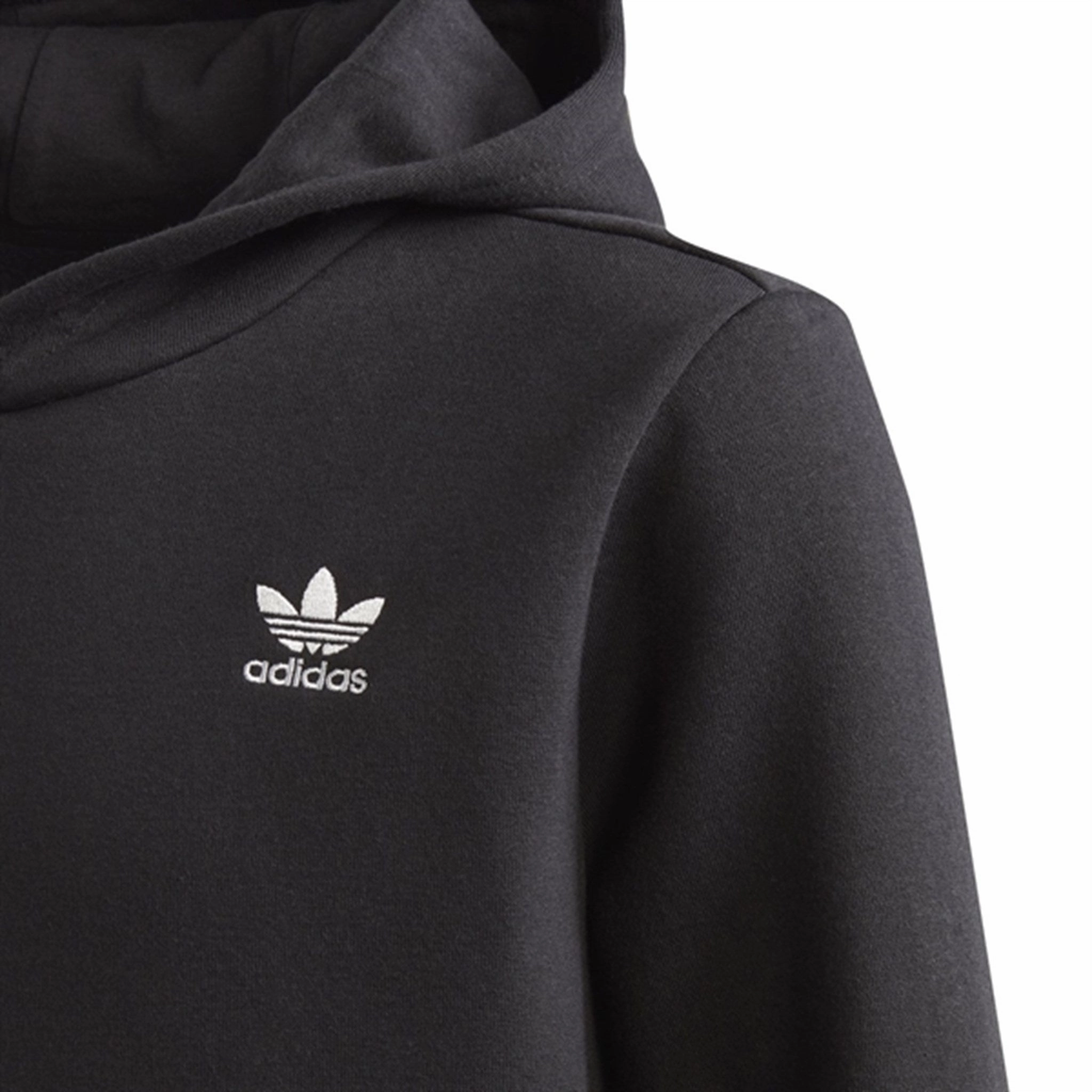 adidas Originals Black / White Hoodie Hippie style