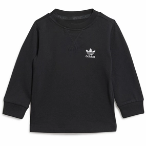 adidas Originals Black Blouse Shimmer Effect