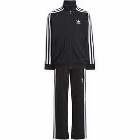 NonRestrictive Movement Panels adidas Originals Black Firebird Tracksuit