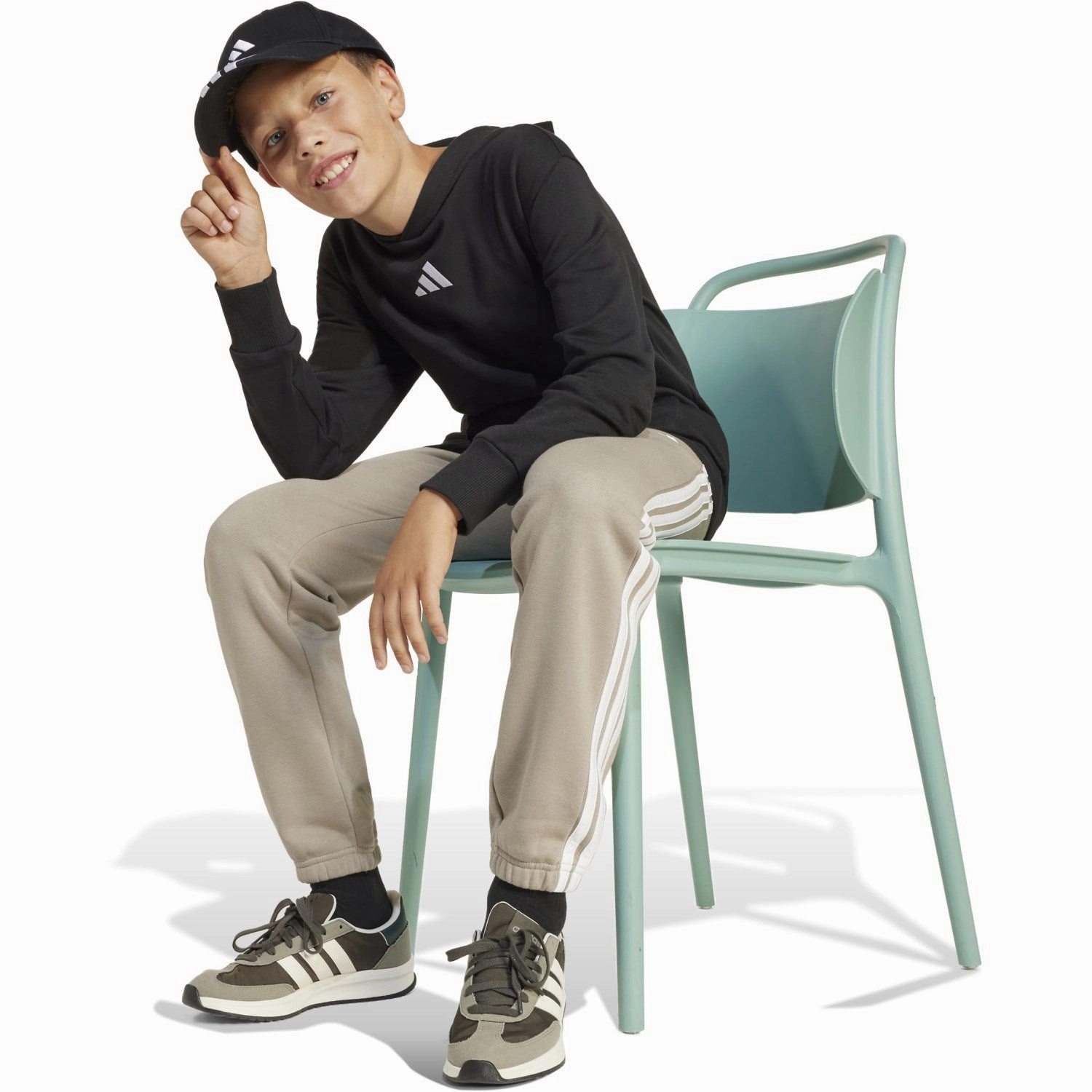 Feminine Style Heavyweight Option adidas Originals Black/White J Sl Fl Hd 225 Hoodie