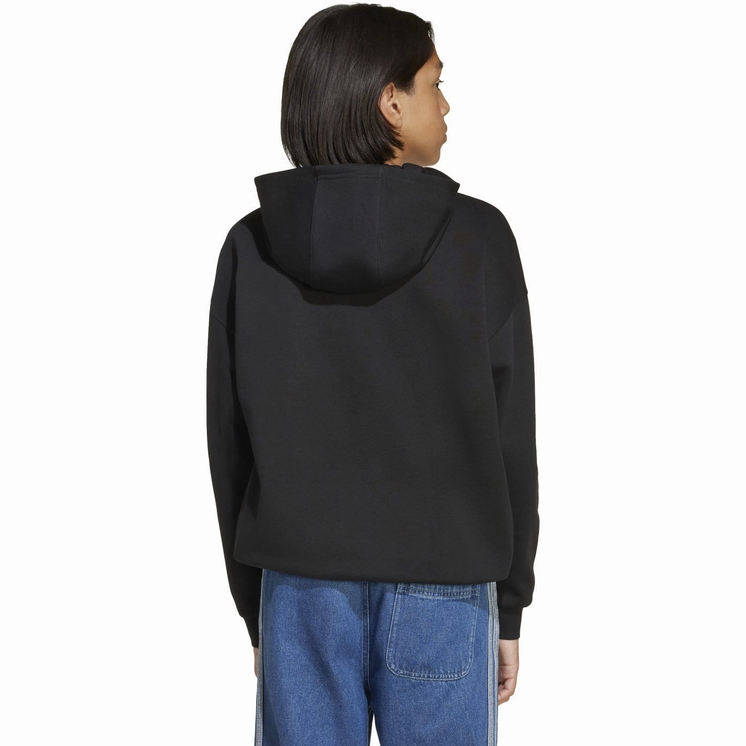 Travel Wear cleaning outfit adidas Originals Black/White Loose Hoodie Fl