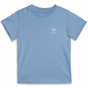 Relaxed fit wear adidas Originals Light Blue T-Shirt
