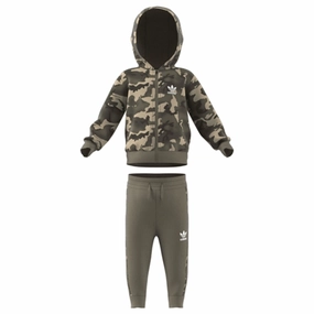 adidas Originals Magic Beige / Multi Color Full Zip Hoodiesuit Functional Design enjoyment