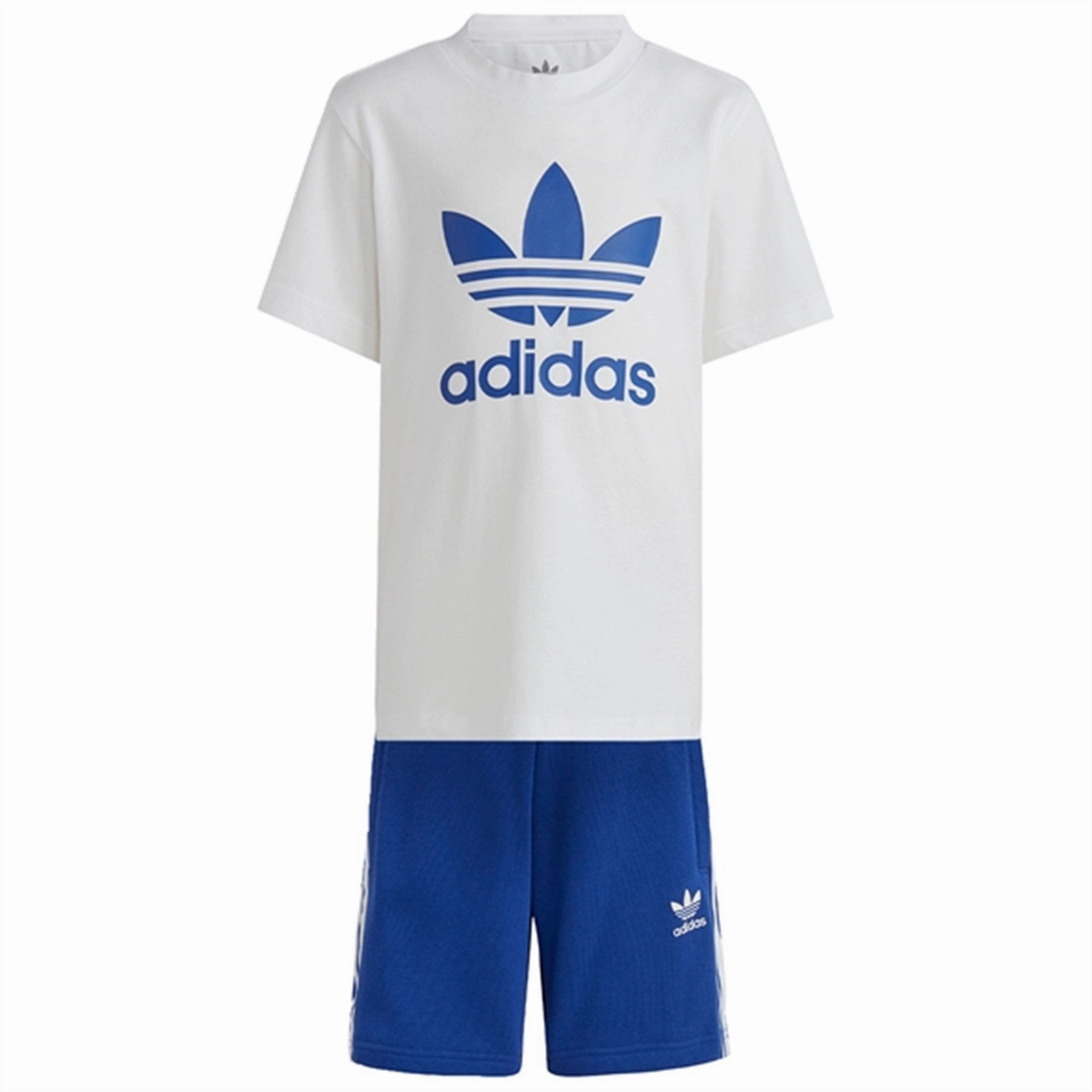 All Purpose Utility Fit adidas Originals White / Blue Shorts Tee Set