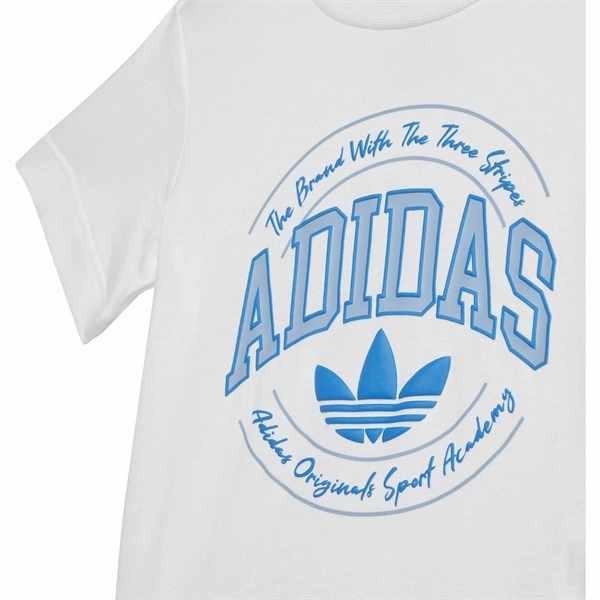 Fade Resistant Dye ski wear adidas Originals White/Night Indigo Shorts Tee Set