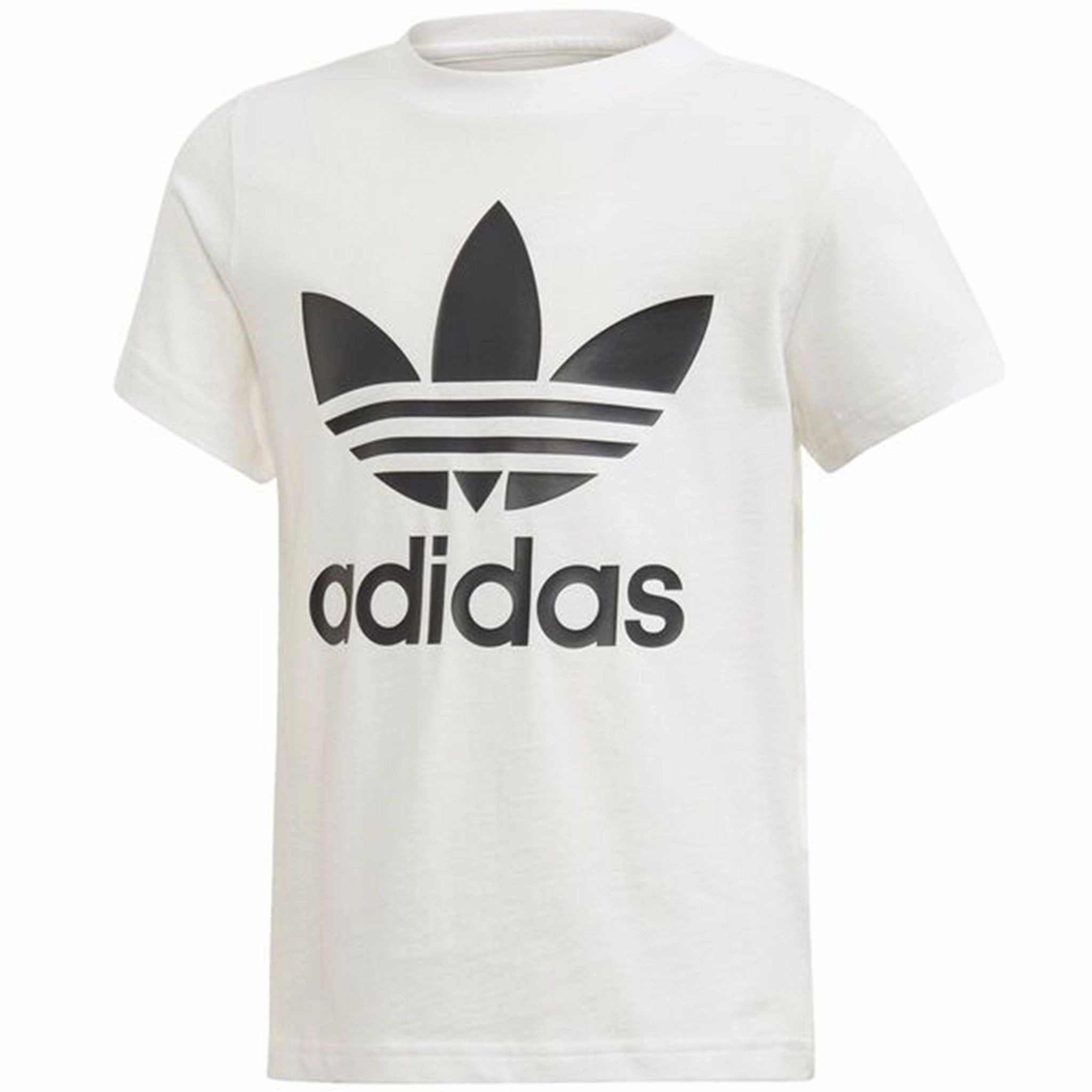 adidas Short Tee Set White/Black Essential Layer Easy Look
