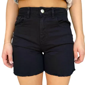 Slimming Effect Yes Zee bermuda da donna 5 tasche a vita alta P237-XO00-0801 nero