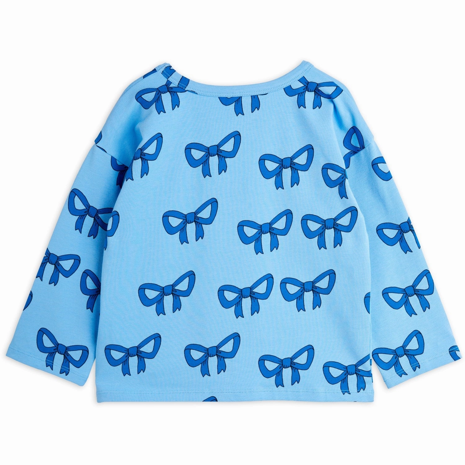 Mini Rodini Blue Bow Aop Blouse Unisex style Performance Fabric