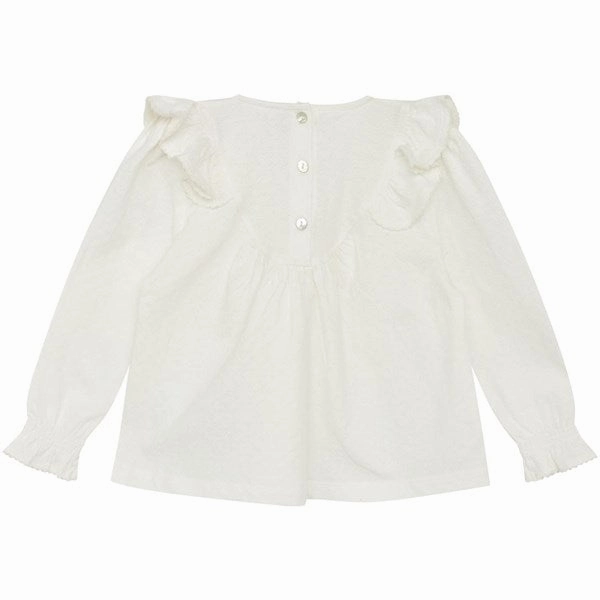 Two Tone Stitching Hust & Claire Mini Ivory Adelaida Blouse