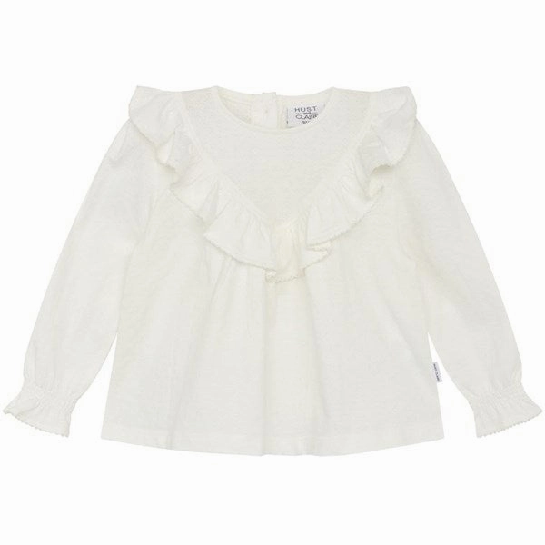 Hust & Claire Mini Ivory Adelaida Blouse Morning Comfort Timeless Piece