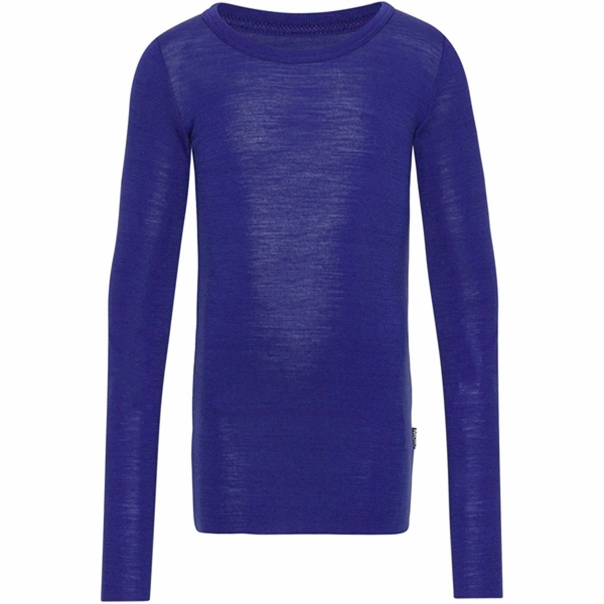 Solid Hue Molo Twillight Blue Rihanna Wool Blouse
