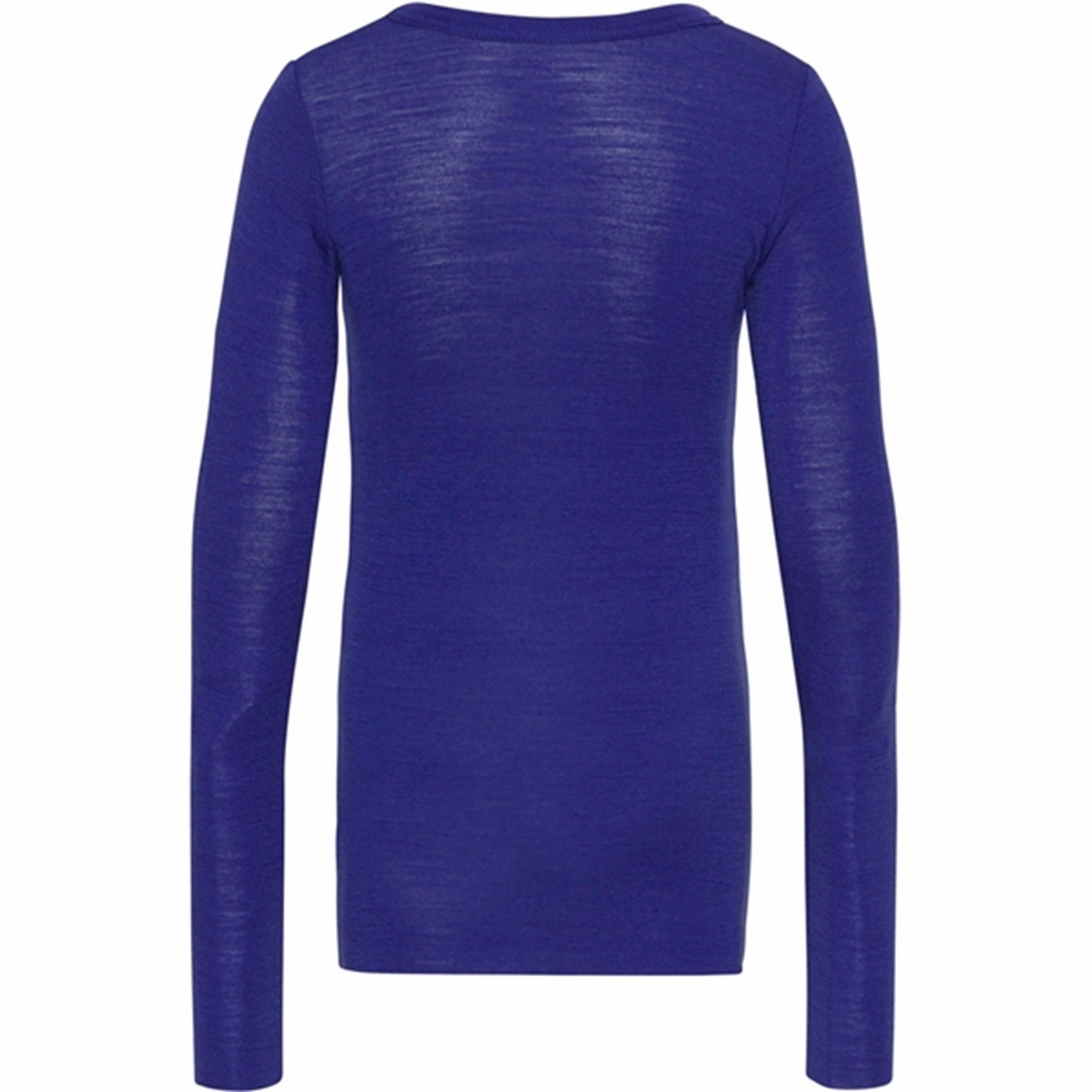 Molo Twillight Blue Rihanna Wool Blouse High Density Weave